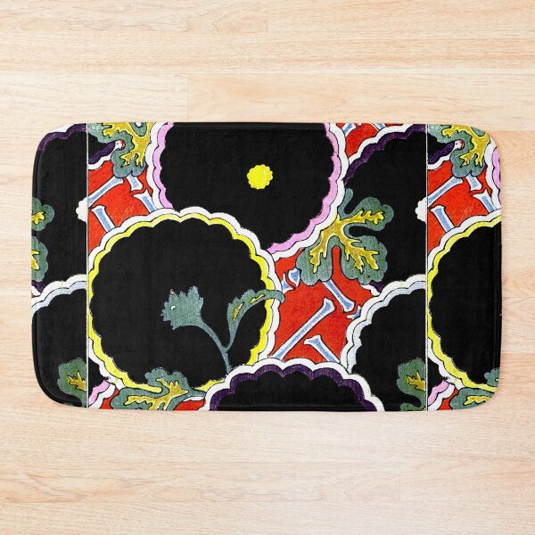 Item preview, Vintage Designs of Kyotoco Black and Red Flowers designed and sold by Rantan1618.