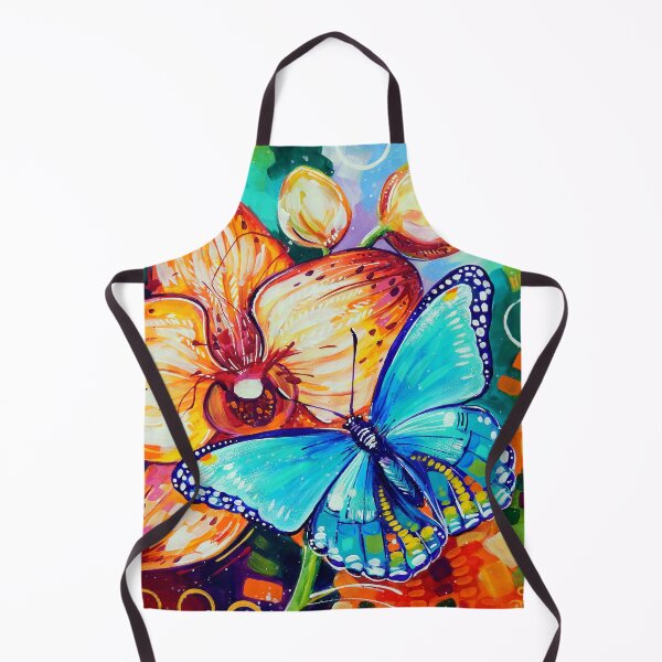 Item preview, Blue Butterfly on an Orchid designed and sold by Sandra Trubin.