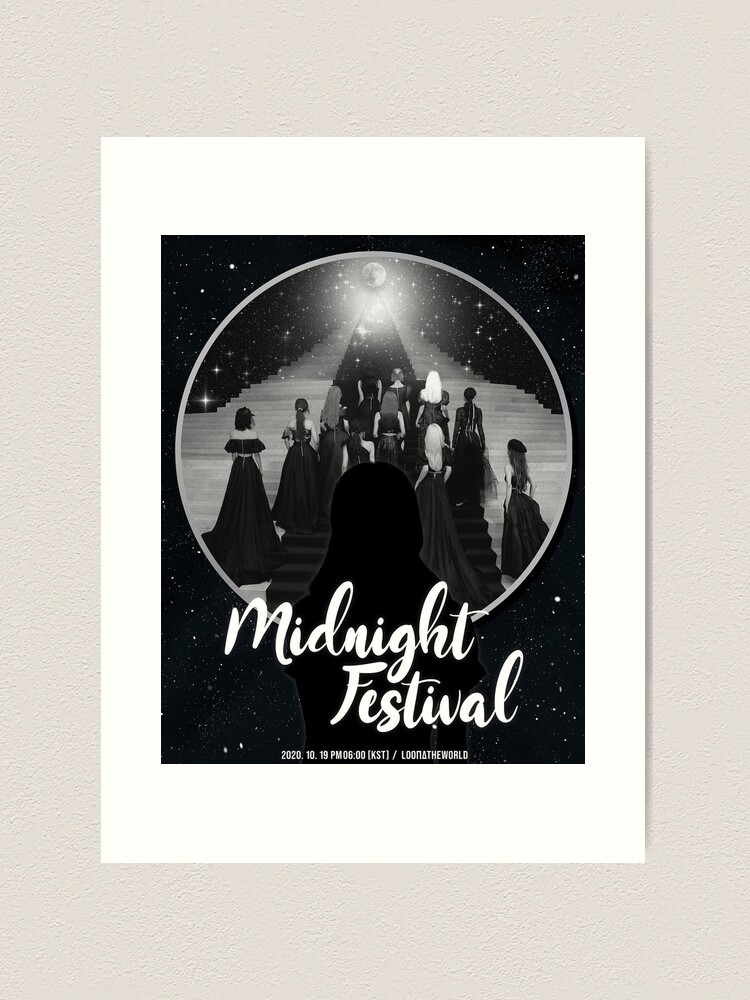 LOONA Girl of the Month Midnight Festival Album/12:00 Album Edit | Art Print