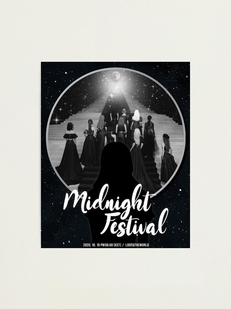 LOONA Girl of the Month Midnight Festival Album/12:00 Album Edit |  Photographic Print