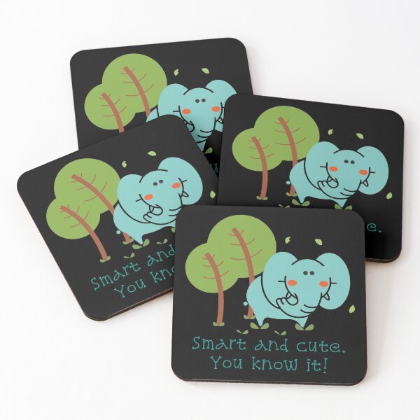 Item preview, Smart & Cute Elephant designed and sold by GZenelu.