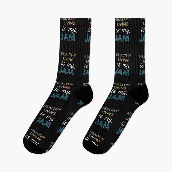 Item preview, Healthy Living is my Jam. Funny Healthy Living Design designed and sold by Custom365.