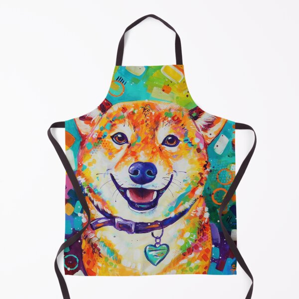 Item preview, Happy Shiba Inu designed and sold by Sandra Trubin.