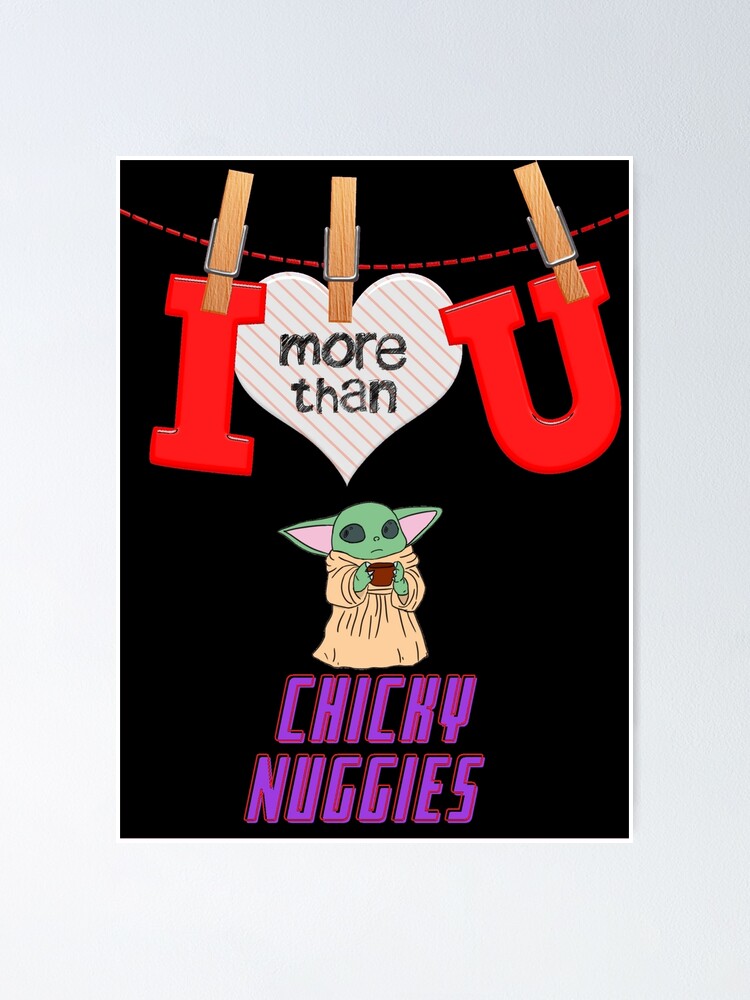 I Love You More Than Chicky Nuggies | Baby Yoda Mug