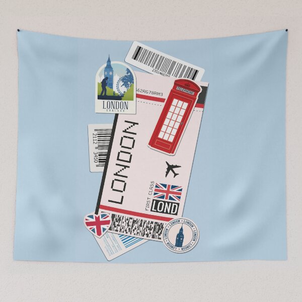 Item preview, Boarding pass London designed and sold by Freeshstyle.
