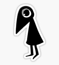 Monument Valley Crow Standing Sticker