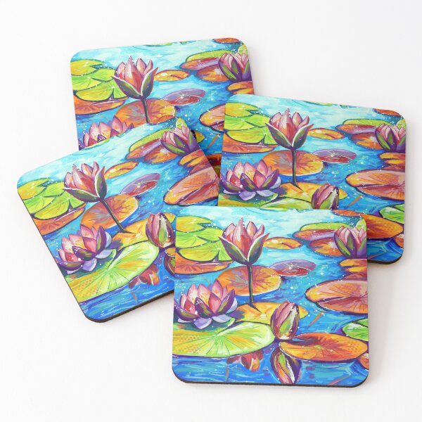 Item preview, Waterlilies of Summer designed and sold by Sandra Trubin.