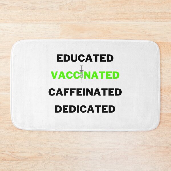Item preview, Educated Vaccinated Caffeinated Dedicated  designed and sold by Tawfiktyson.
