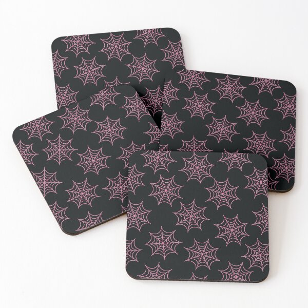 Item preview, Pastel Goth Spider Web Pink designed and sold by GriffyPrints.
