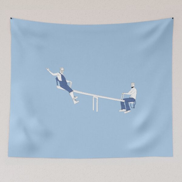 Item preview, Dwight and Mose Seesaw - The Office Google Maps designed and sold by KILLTHEBOX.
