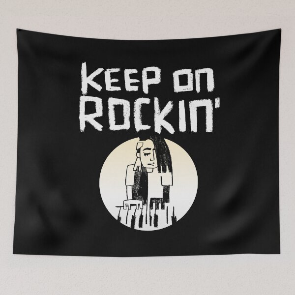 Item preview, Keep on Rockin the Piano designed and sold by badlydrawnbabe.