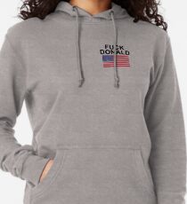 Fuck Donald Trump Leichter Hoodie
