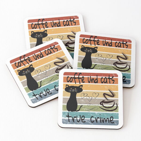 Item preview, Coffe und cats true crime. True crime coffee, true crime cats,coffee classic,cats classic designed and sold by Unique styl  DeSigNe.