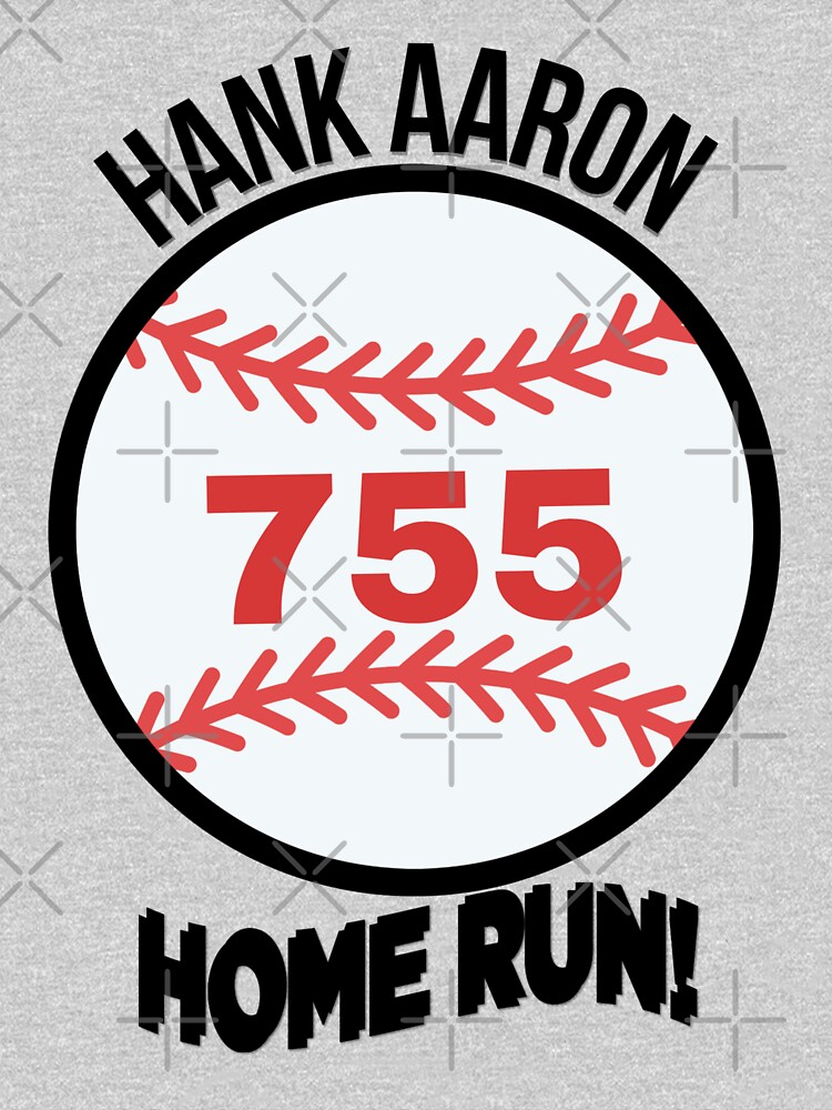 BreakingT Men's Hank Aaron 755 Forever Blue T-Shirt