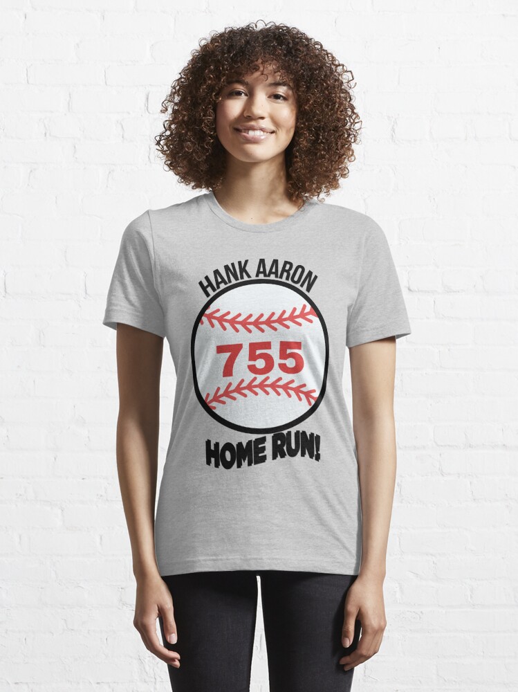 BreakingT Men's Hank Aaron 755 Forever Blue T-Shirt