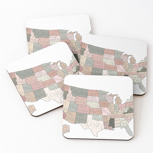 Item preview, Muted Map designed and sold by Ash-Wood-Finds.