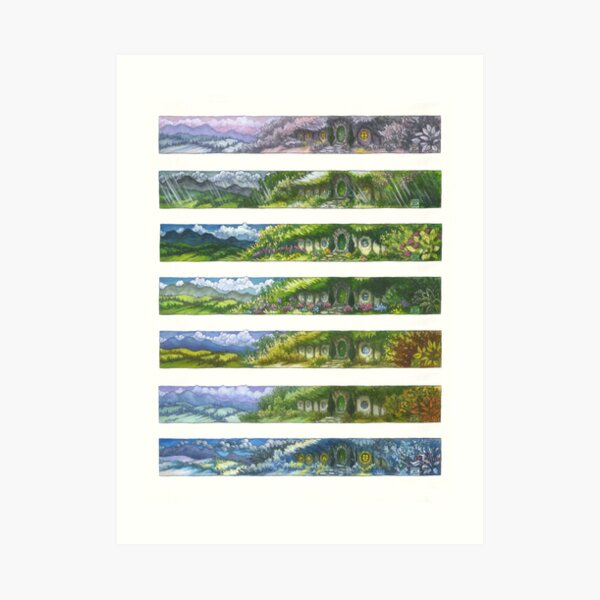 A Homely Year Art Print