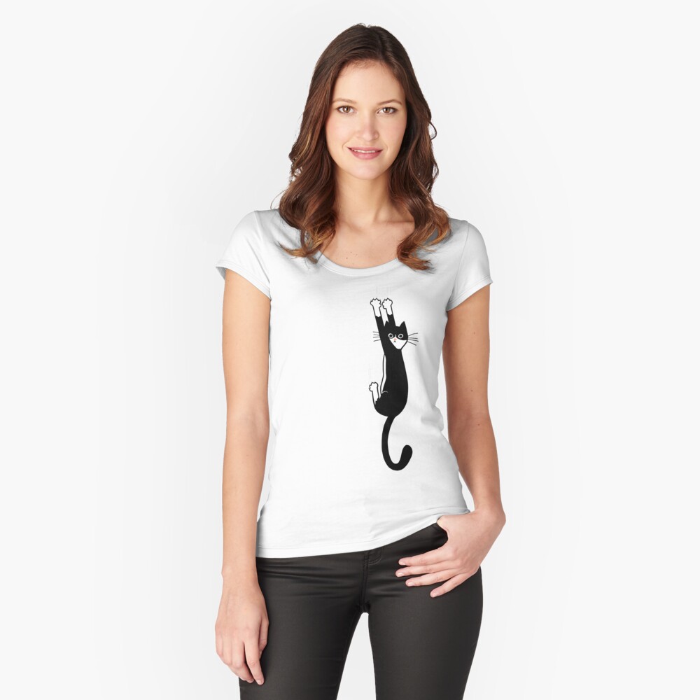 Item preview, Fitted Scoop T-Shirt designed and sold by ShortCoffee.