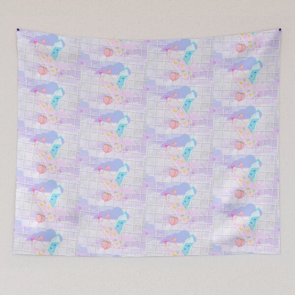 Item preview, peachy drinks designed and sold by Snowfly Studio.