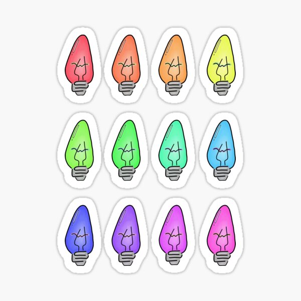 Item preview, rainbow lightbulbs designed and sold by youbetyourcass.
