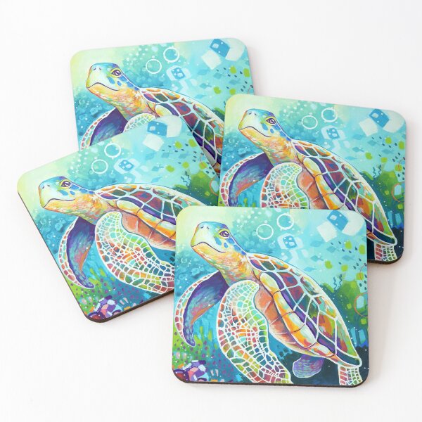 Item preview, Sea Turtle Mosaic designed and sold by Sandra Trubin.