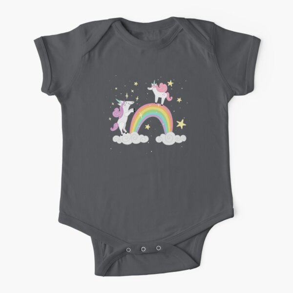 I Believe - Grey Short Sleeve Baby One-Piece