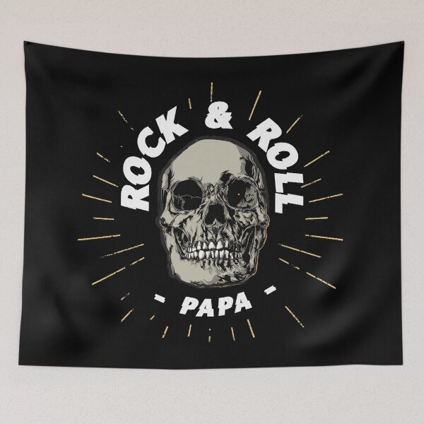 Item preview, Rock & # 39; N & # 39; Roll Papa - Skull designed and sold by khoaitay-Shirts.