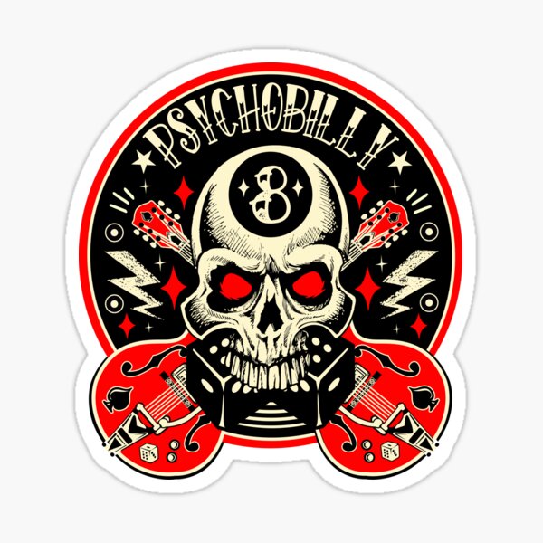 Autocollant Moto Vintage Skull - ZoneStickers