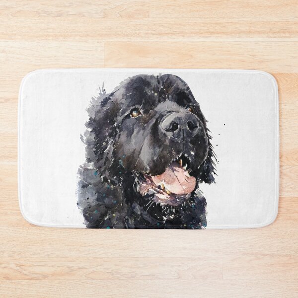 Item preview, Newfoundland Dog Watercolour Art designed and sold by EdsWatercolours.