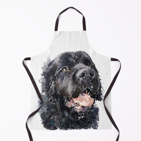 Item preview, Newfoundland Dog Watercolour Art designed and sold by EdsWatercolours.