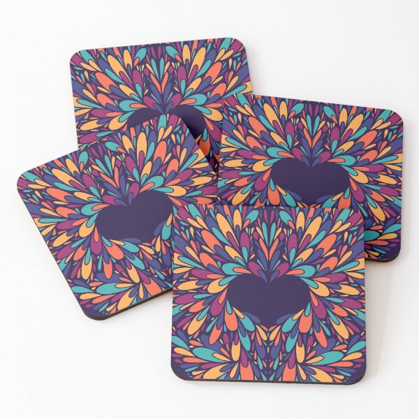 Item preview, Colorful Blossoming Heart designed and sold by kallyfactory.