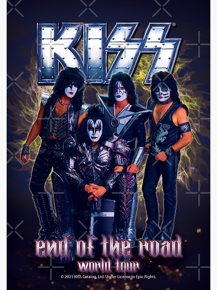 "KISS BandEnd of the Road World Tour" Poster by aruncvr Redbubble