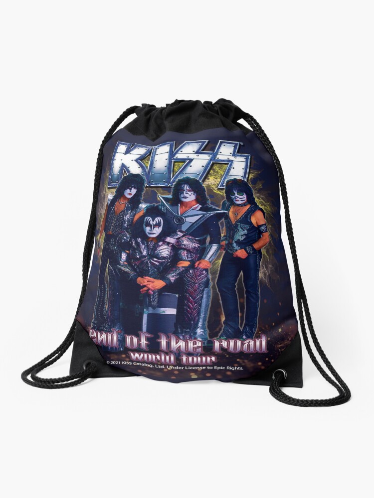 Thumbnail 1 of 3, Drawstring Bag, KISS Band-End of the Road World Tour designed and sold by aruncvr.