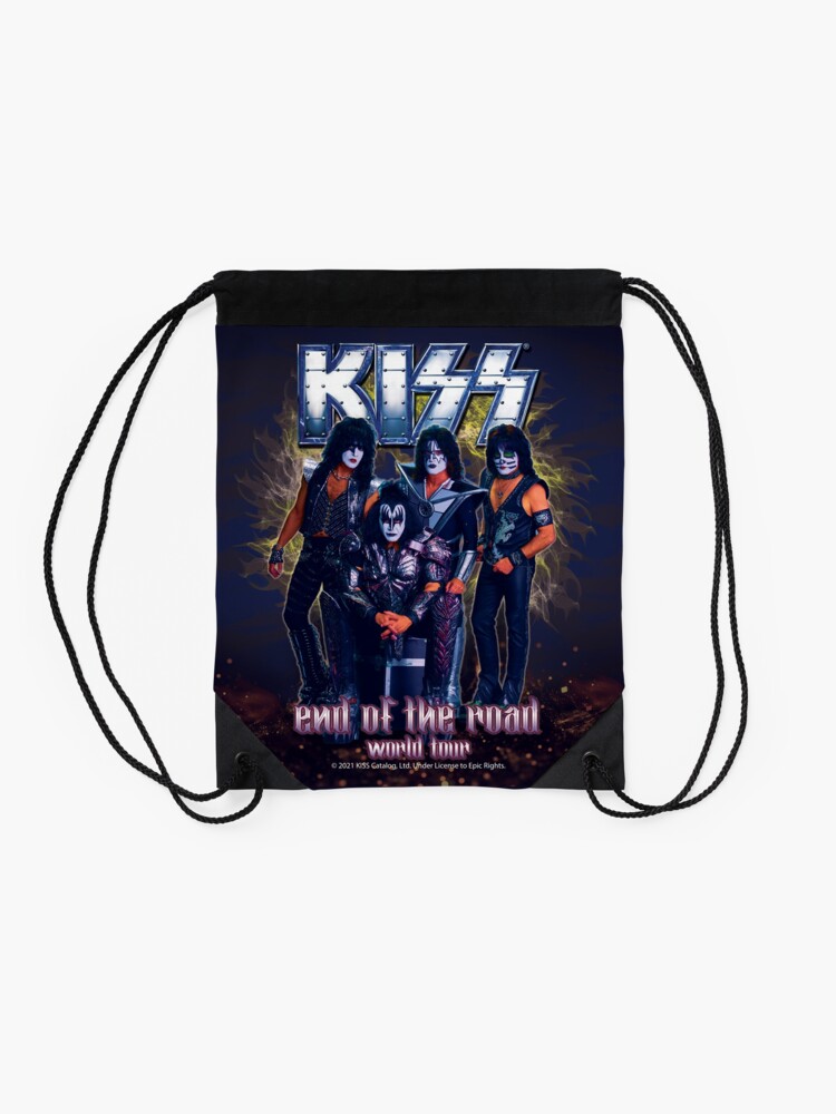 Thumbnail 2 of 3, Drawstring Bag, KISS Band-End of the Road World Tour designed and sold by aruncvr.