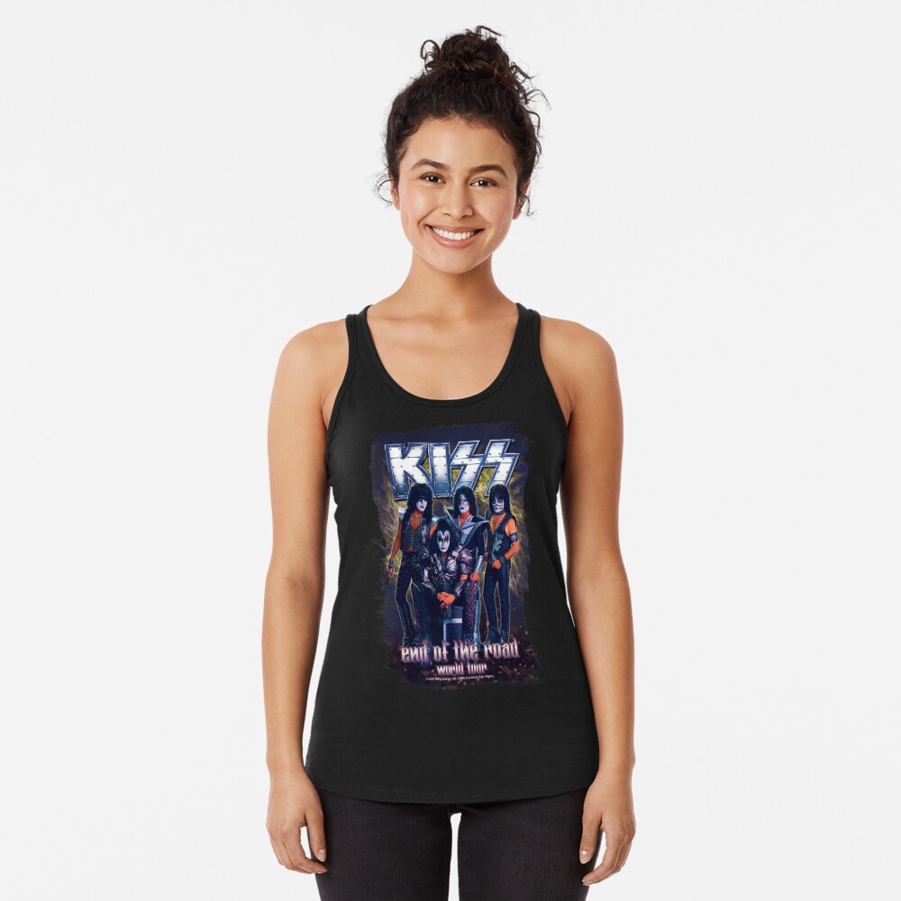Discover KISS Band-End of the Road World Tour Racerback Tank Top