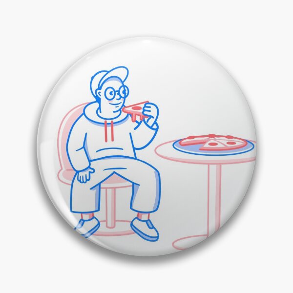 Artikelvorschau, Pizza essen Mans entworfen und verkauft von Strikle.