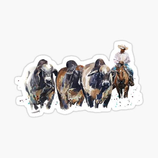 Item preview, Brahman Bull,Brahman Cattle designed and sold by EdsWatercolours.