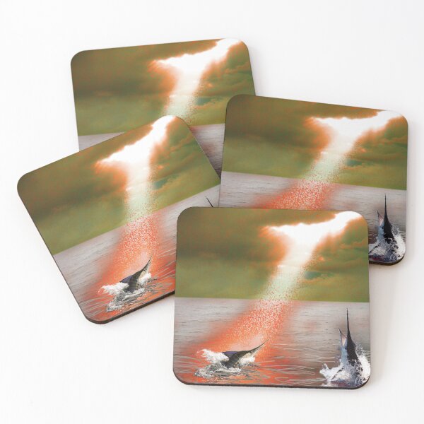 Item preview, life at sea - green -fish - digital - waterscape  (ED01) designed and sold by Elisabeth Dubois.