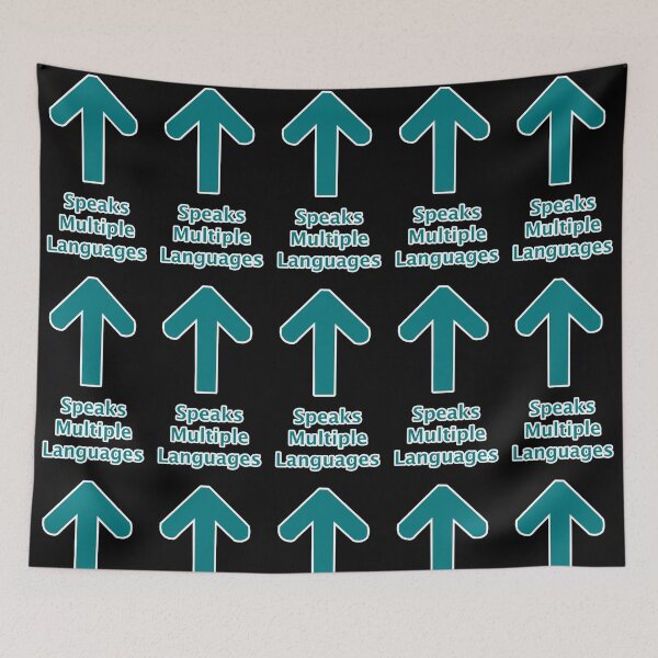 Item preview, Arrow and Speaks Multiple Languages designed and sold by janraydesigns.