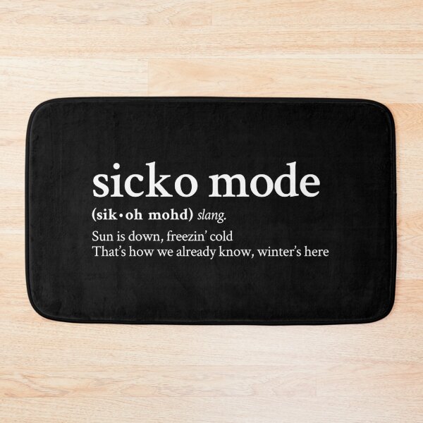 Item preview, Sicko Mode Travis Scott Drake rap hip hop designed and sold by StickTheSong.