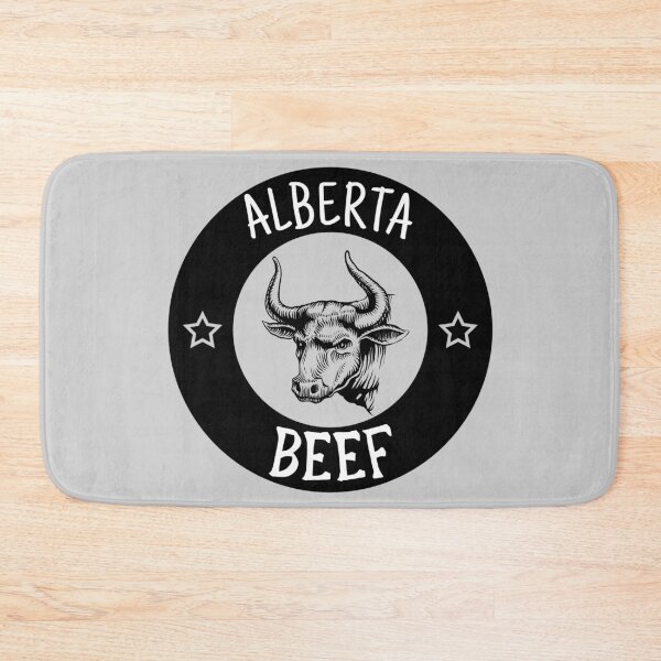 Item preview, Alberta Beef Trucker Hat Sticker Design  designed and sold by PositiveStudio.