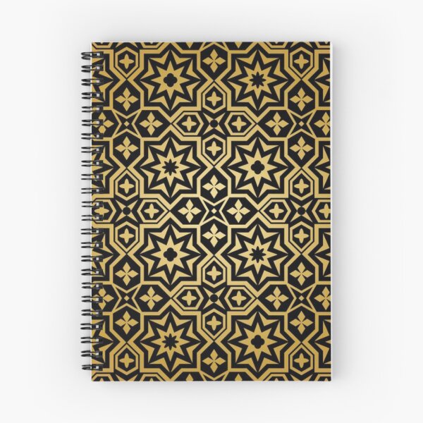 Item preview, Black and Gold Funky Design Pattern designed and sold by AMS-ART.