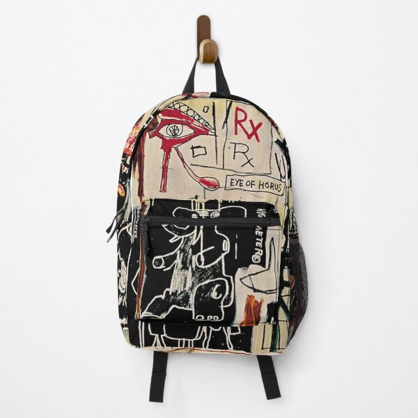Jean Michel Basquiat School Shoulder Backpack Laptop Daypack Bookbag Travel Bag 