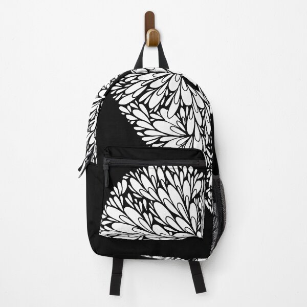 Item preview, Black and White Blossoming Heart designed and sold by kallyfactory.