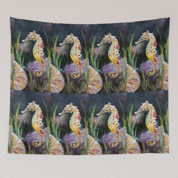 Item preview, Rainbow Seahorse - Seahorse Series  - fish (ED01) designed and sold by Elisabeth Dubois.