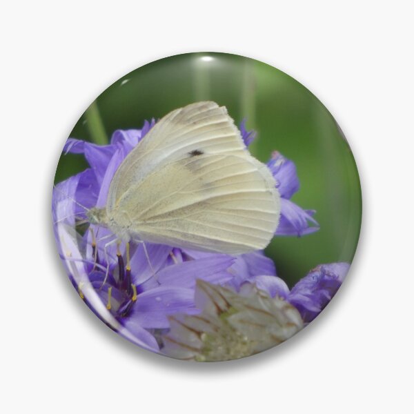 Item preview, Butterfly on purple flowers designed and sold by Trueselfart.