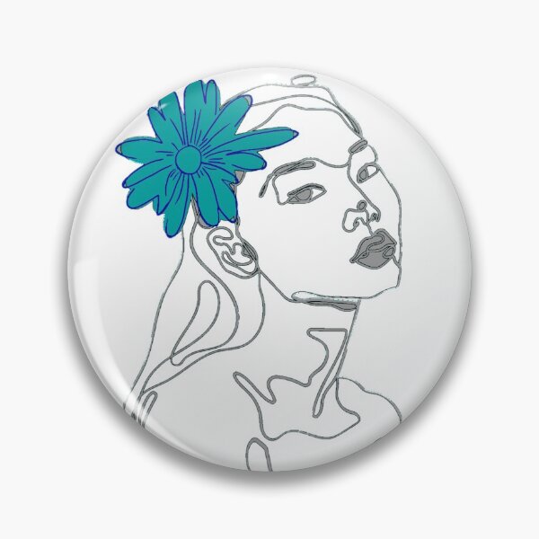 Item preview, Floral One Line Face Art designed and sold by Dr.YesOrNo.