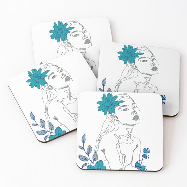 Item preview, Floral One Line Face Art designed and sold by Dr.YesOrNo.