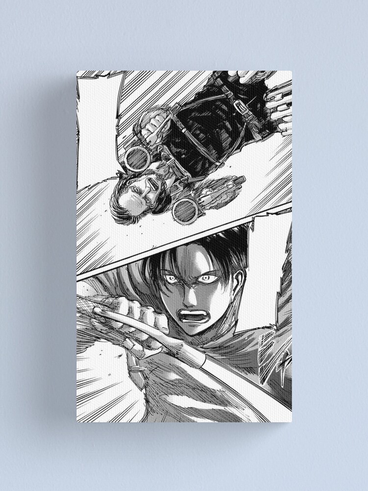 Levi Vs Kenny Attack On Titan Manga Panel Canvas Print For Sale By Animesky Redbubble
