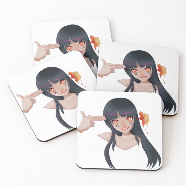 Item preview, Crazy girl with finger gun designed and sold by Kutangelwings.
